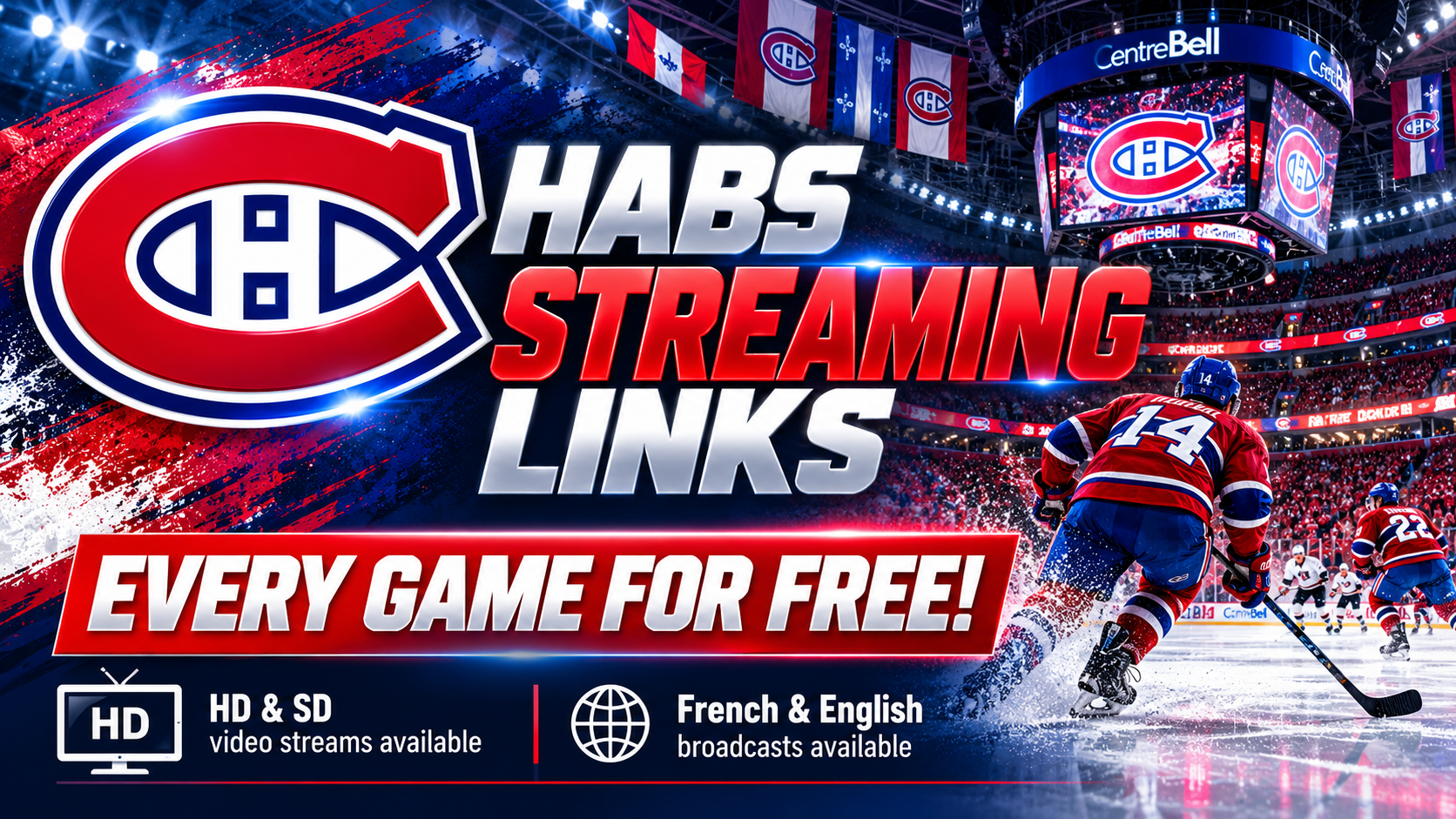 Habs Online: Montreal Canadiens LIVE Video Streaming Links